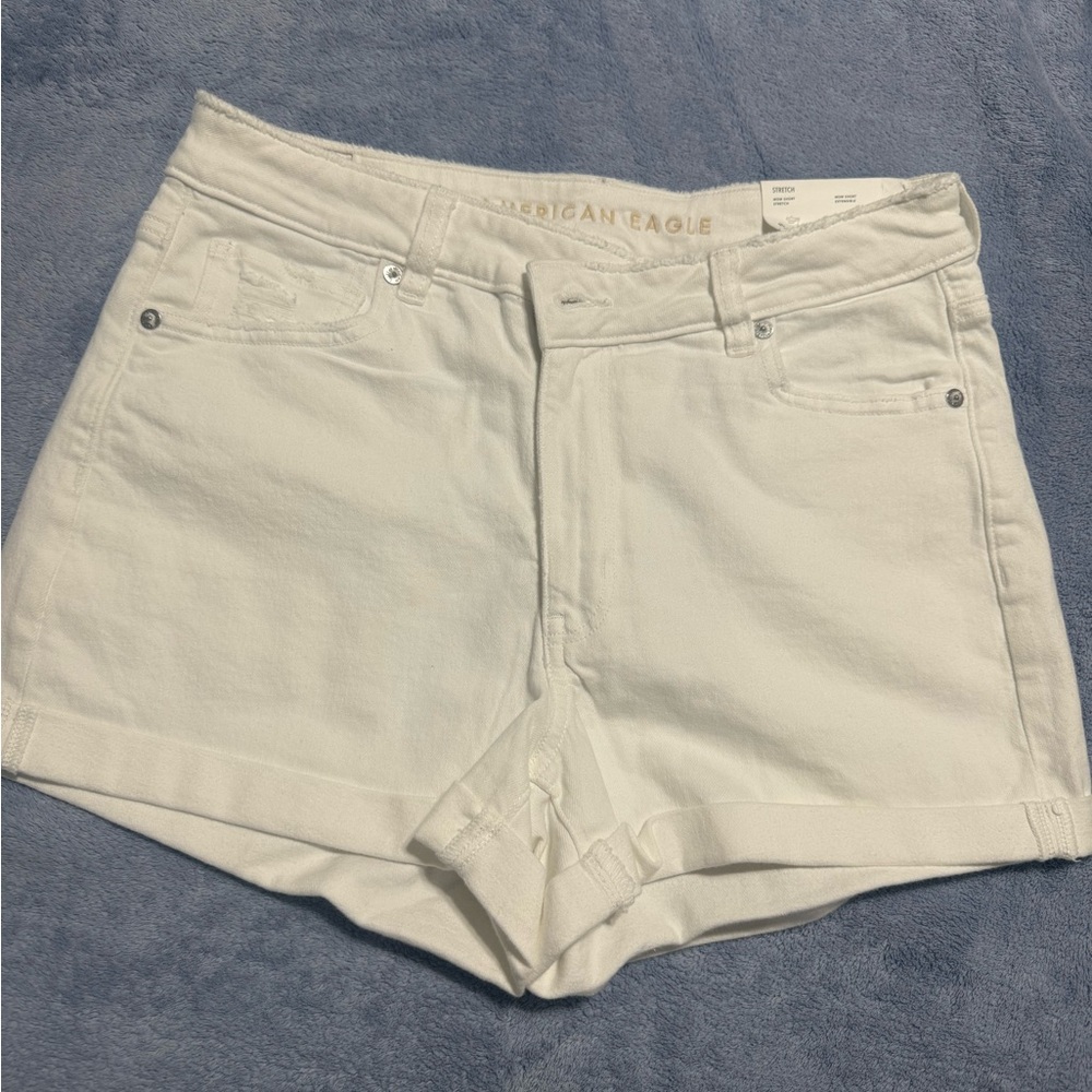 American Eagle Outfitters Women's White Jean Shorts